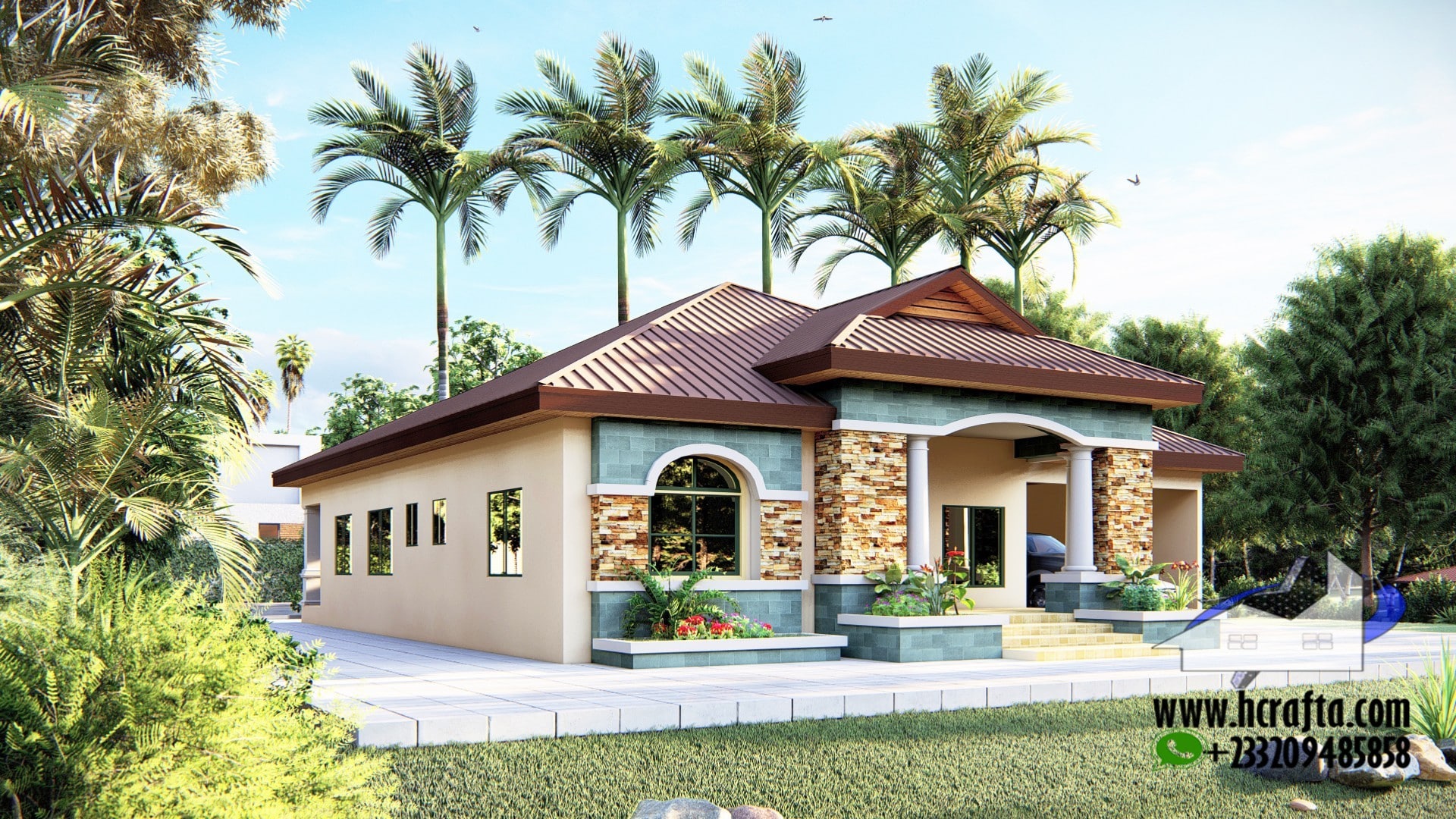 hcrafta 3 Bedroom House Design