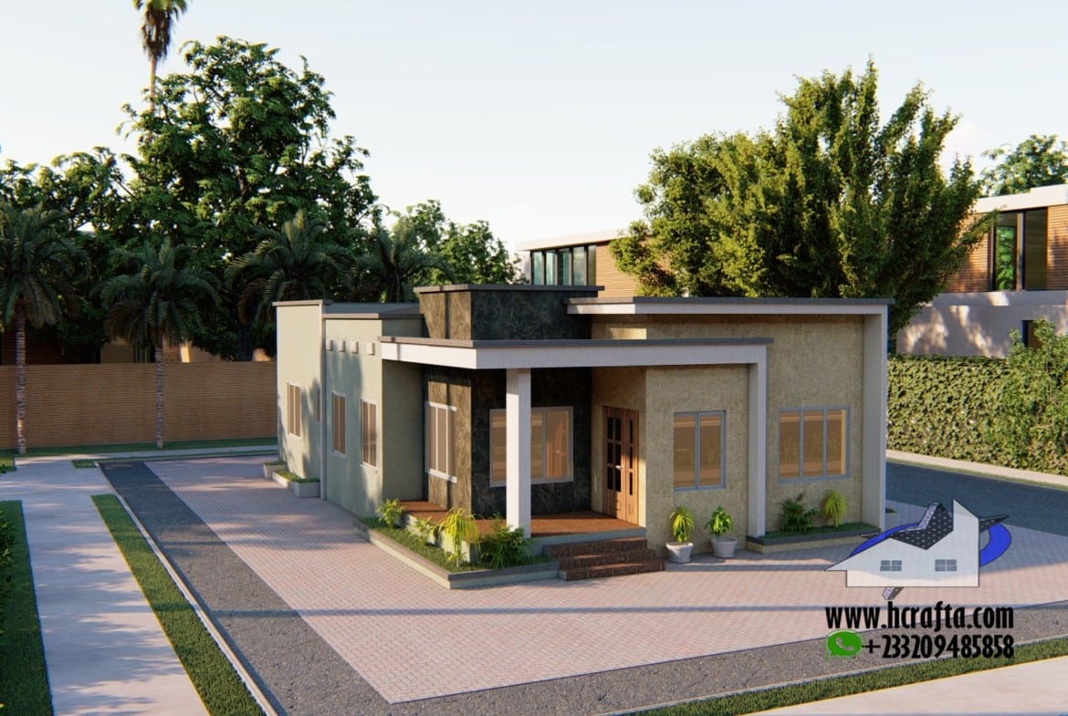 3 Bedroom modern house design
