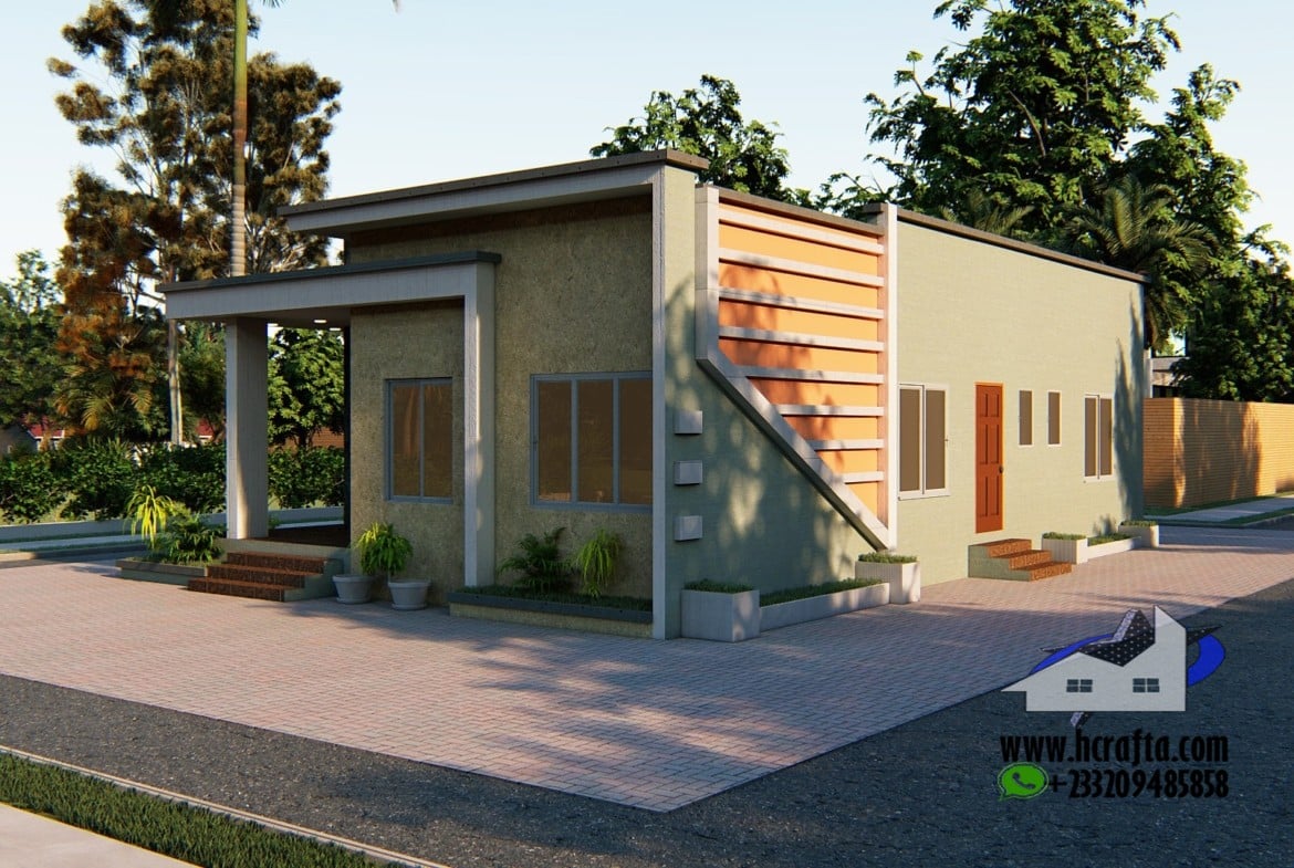 3 Bedroom modern house design