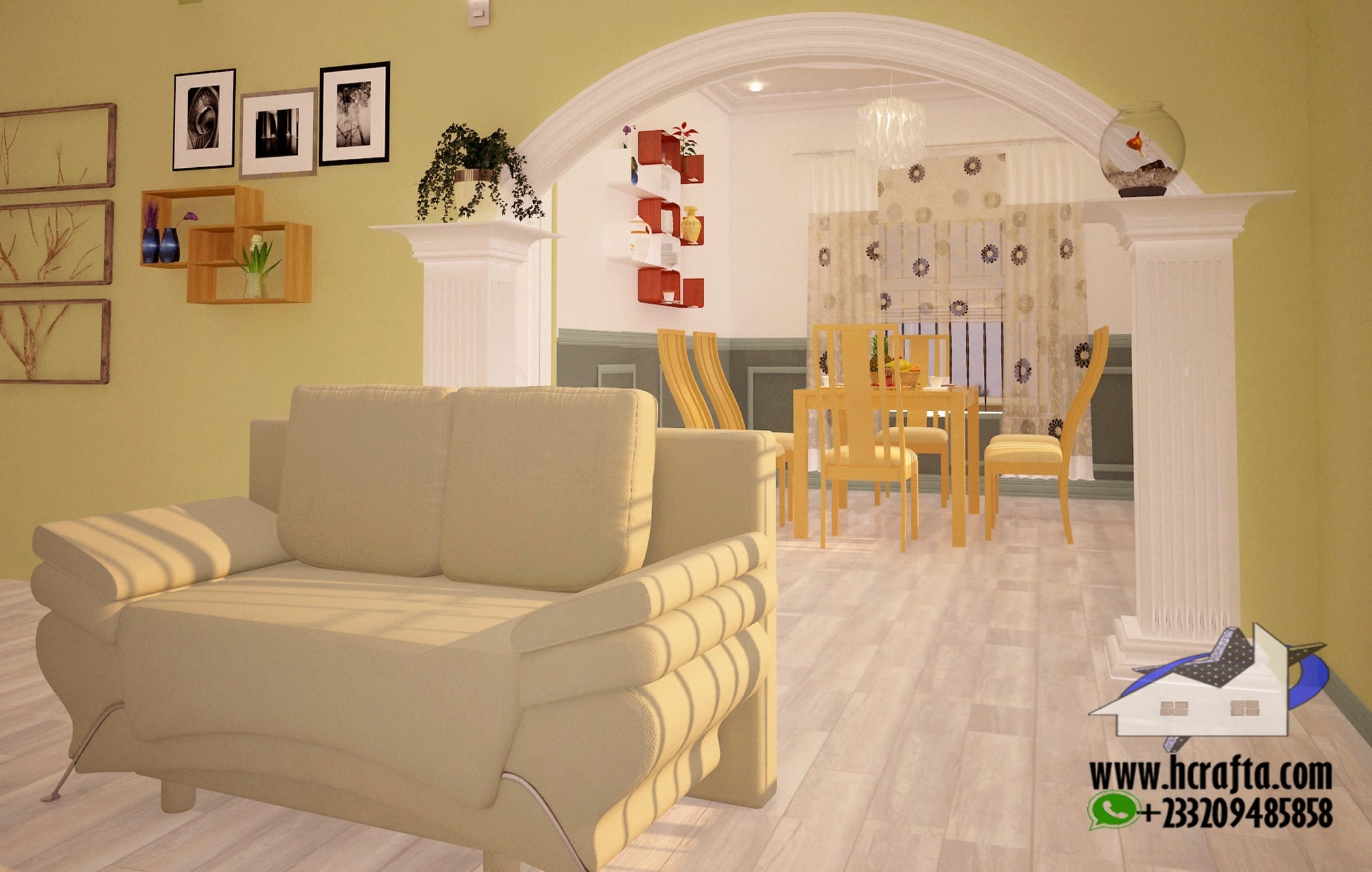 interior design family area