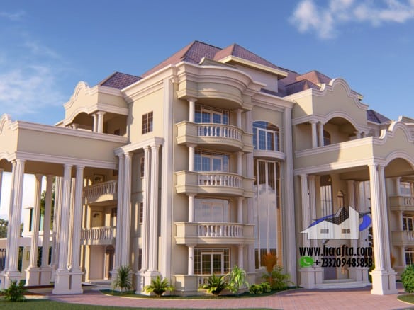 mansion house plan design