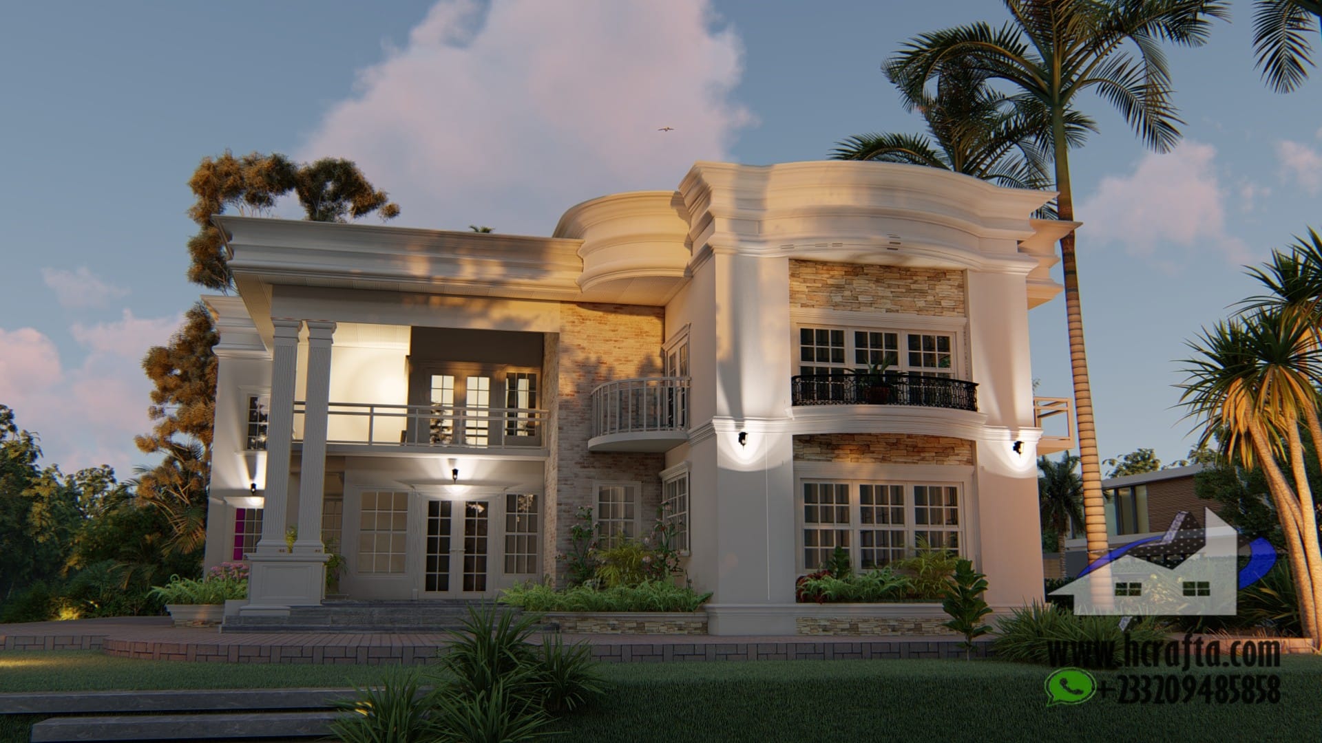 Elegant 6 Bedroom Home exterior