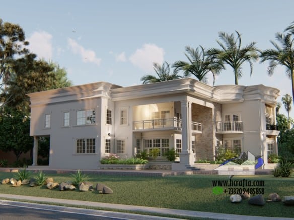 Elegant 6 Bedroom Home exterior