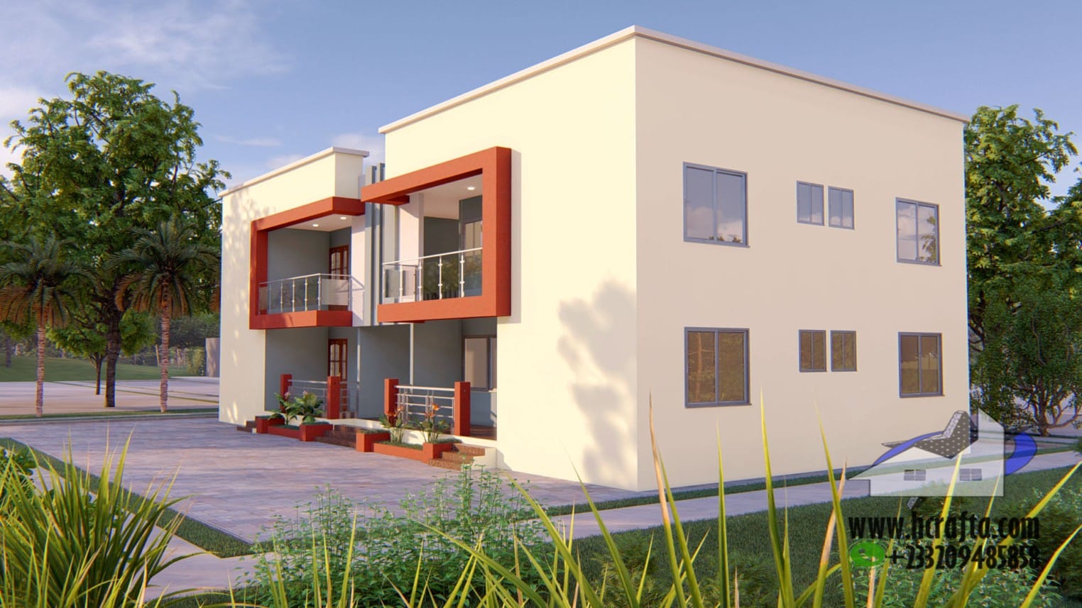 Modern Bedroom in a Stylish Apartment House
