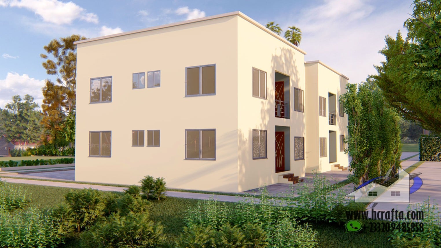 Modern Bedroom in a Stylish Apartment House