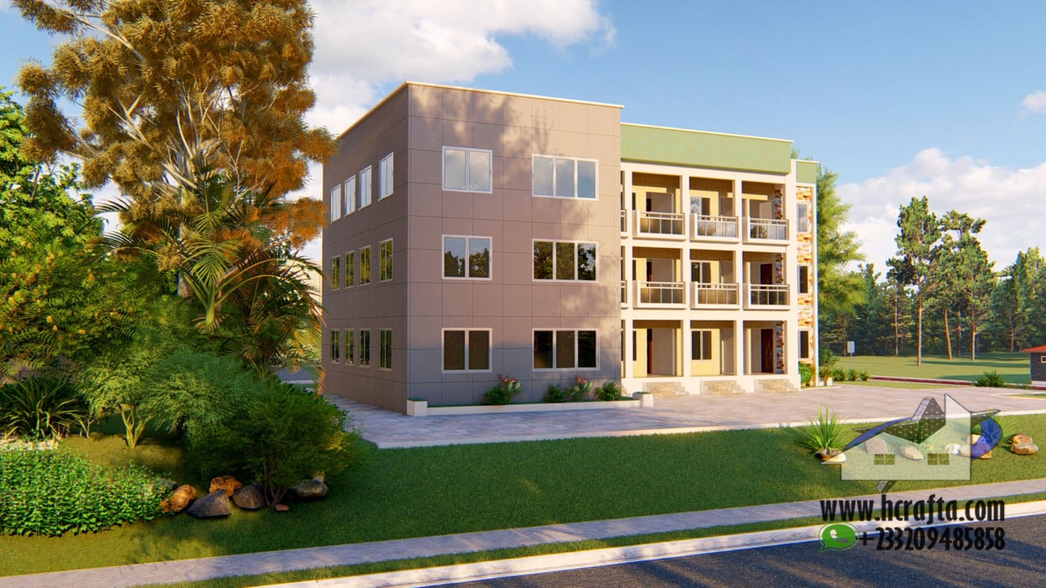 Modern Hostel Design with Cozy exteriors