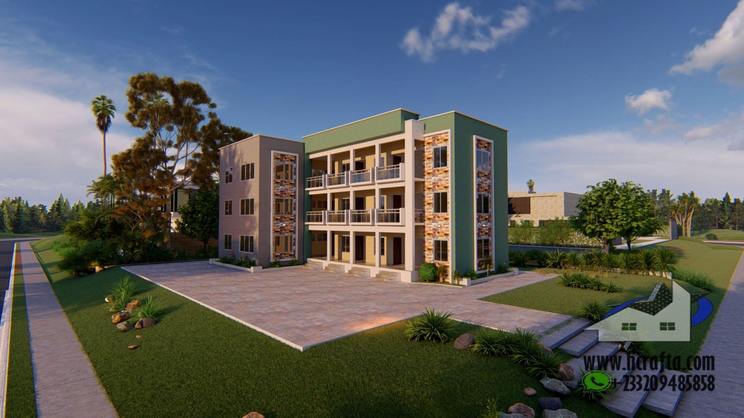 Modern Hostel Design with Cozy exteriors