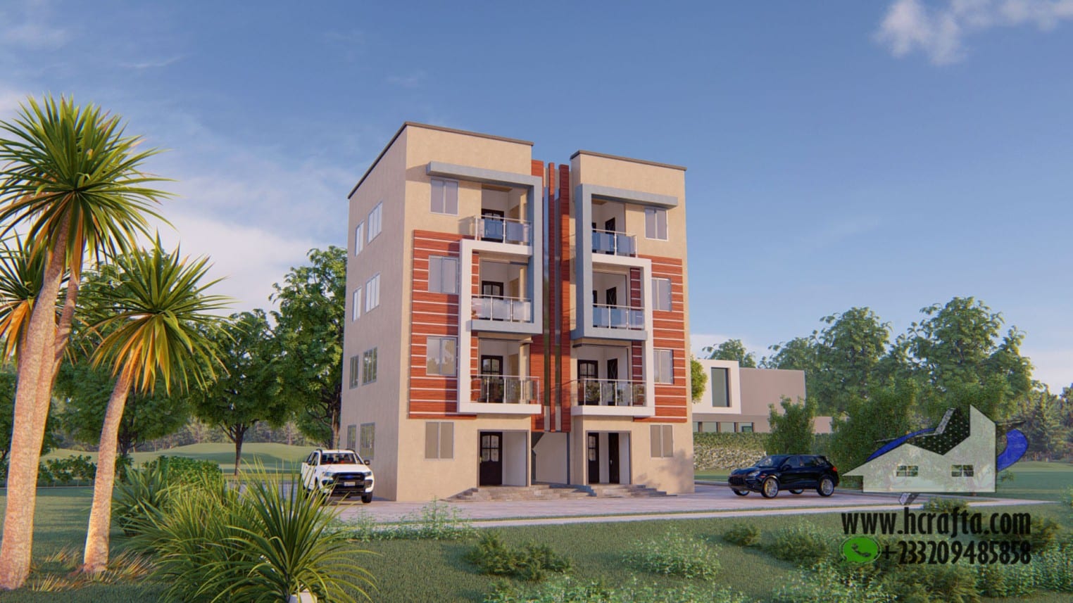 Modern Ghana Architecture Company Building