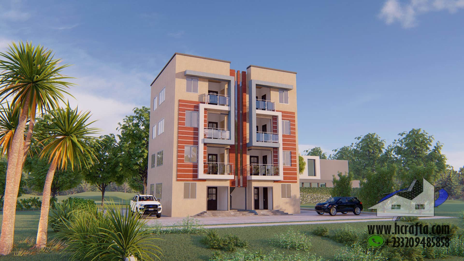 Modern Ghana Architecture Company Building