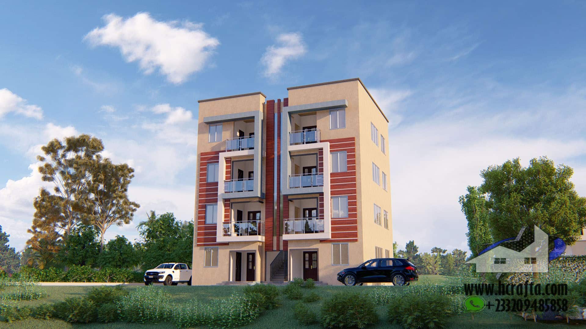 Modern Ghana Architecture Company Building