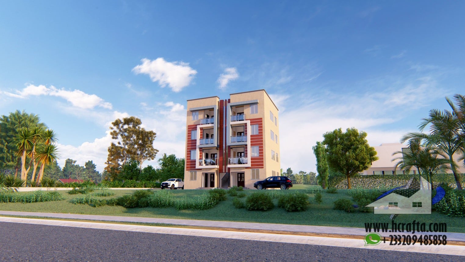 Modern Ghana Architecture Company Building