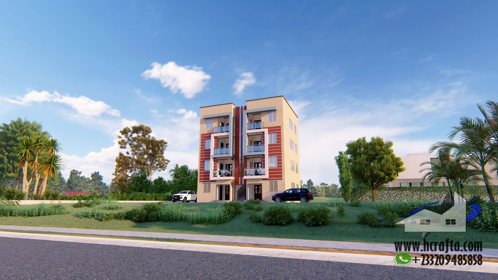 Modern Ghana Architecture Company Building