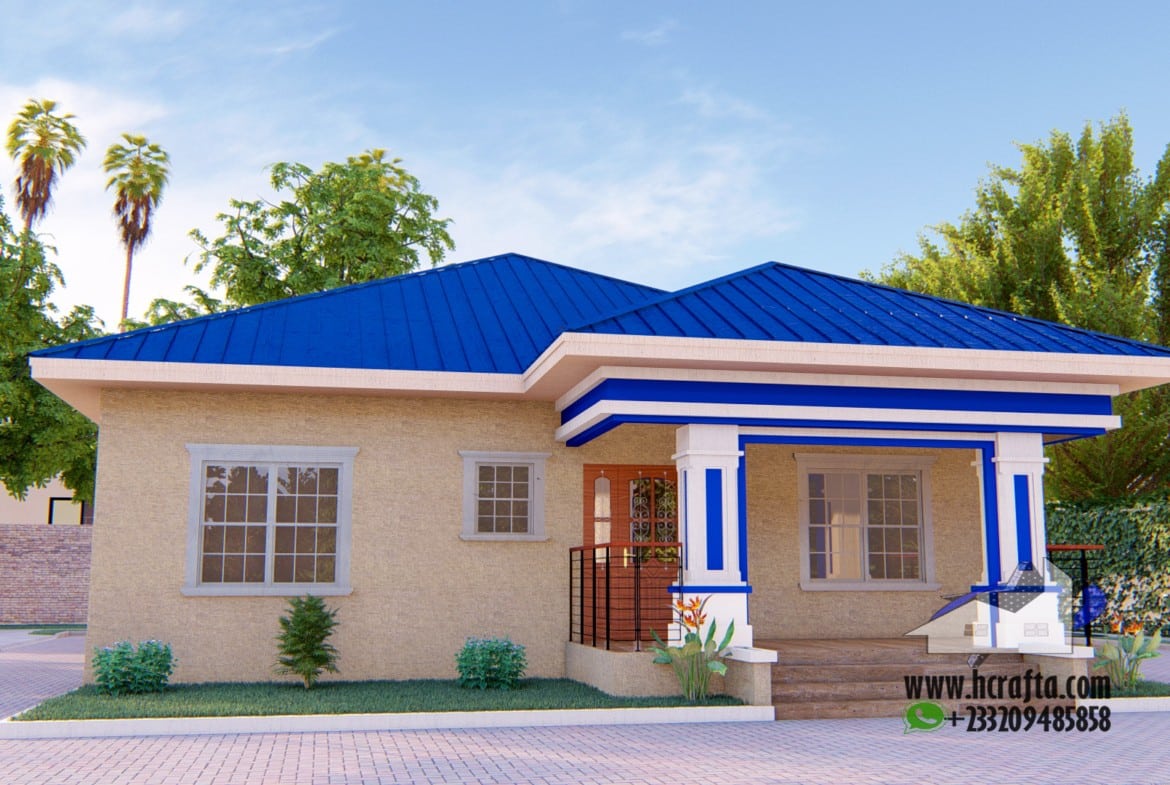 Contemporary 3 Bedroom Design: A Modern Home exterior