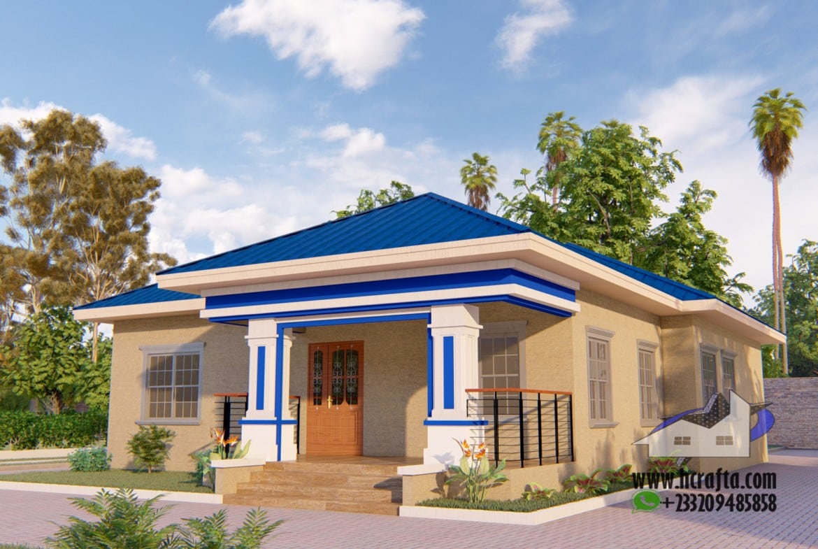 Contemporary 3 Bedroom Design: A Modern Home exterior