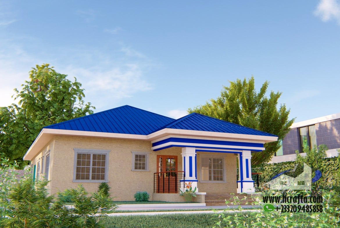 Contemporary 3 Bedroom Design: A Modern Home exterior