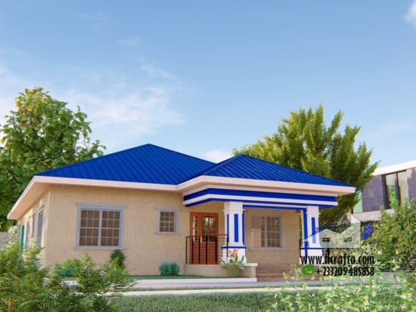 Contemporary 3 Bedroom Design: A Modern Home exterior