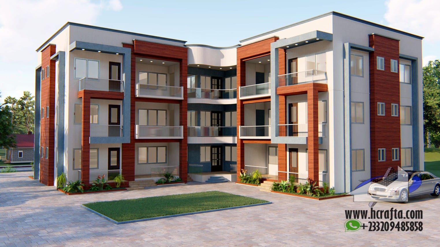 Modern 2-3 Bedroom Apartment Design