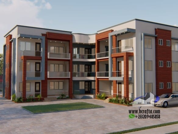 Modern 2-3 Bedroom Apartment Design