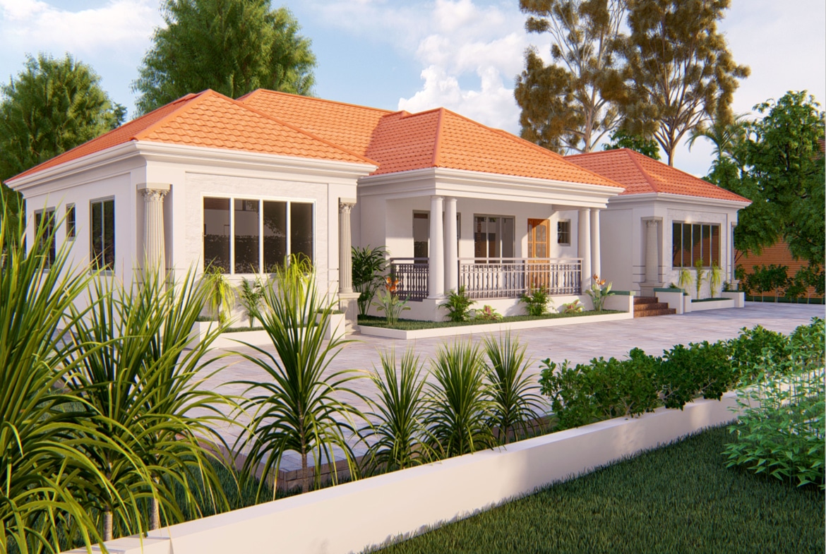 Luxury 6 Bedroom Bungalow - Elegant Home