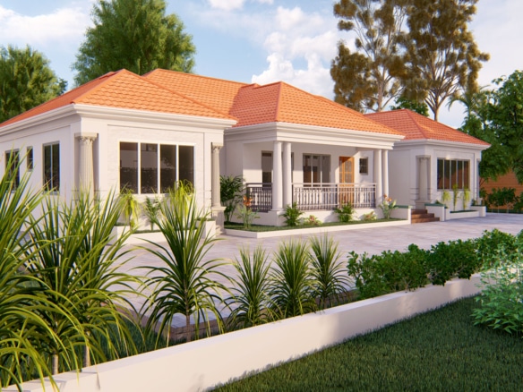 Luxury 6 Bedroom Bungalow - Elegant Home
