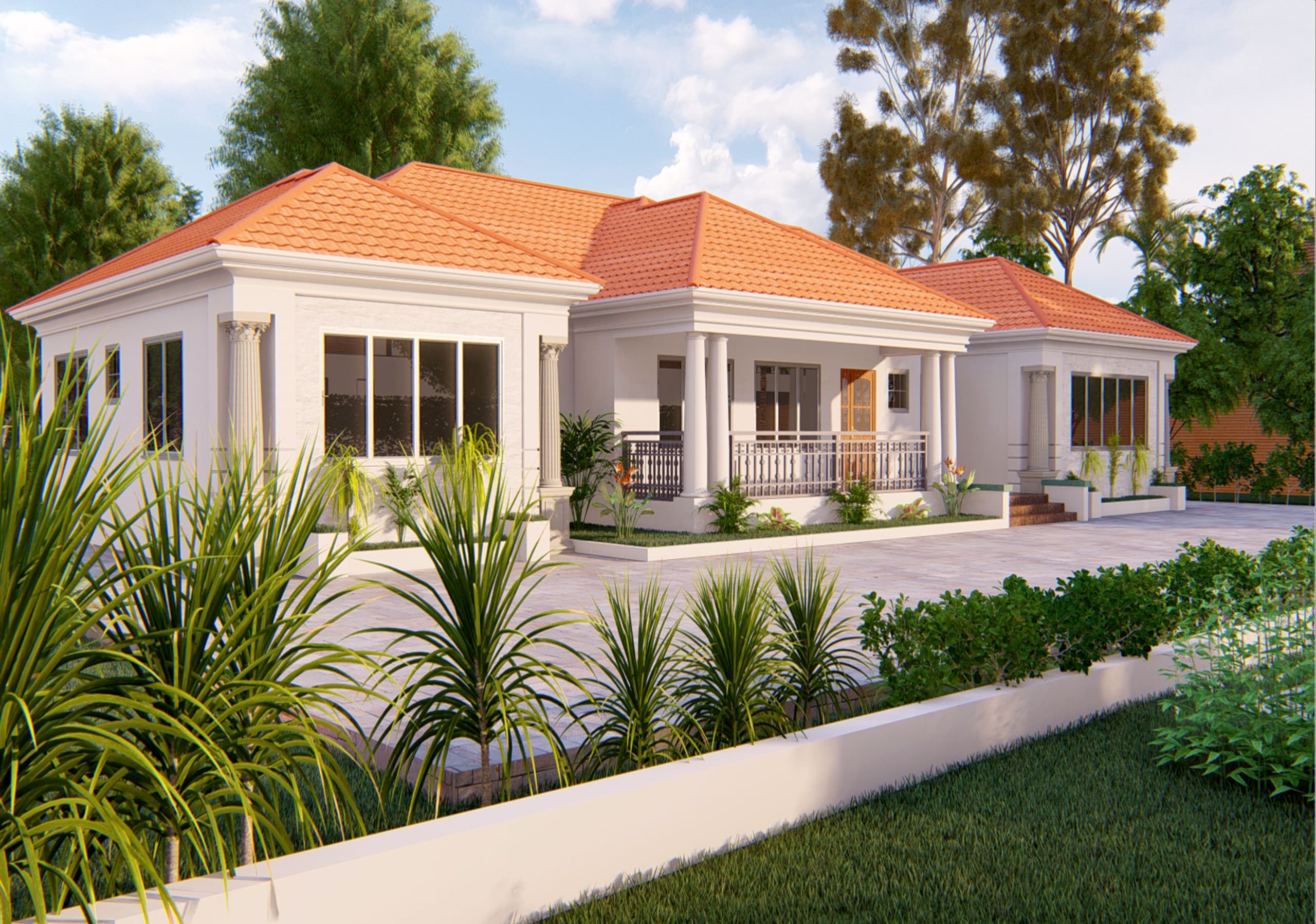 Luxury 6 Bedroom Bungalow - Elegant Home
