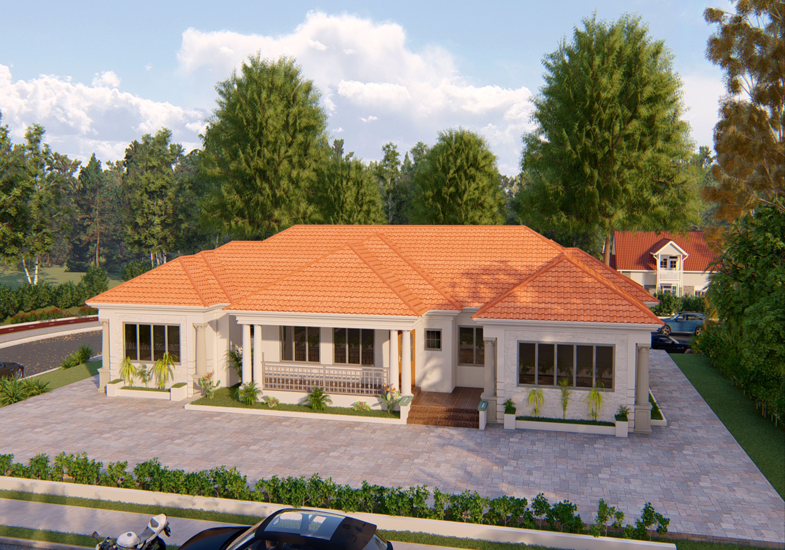 Luxury 6 Bedroom Bungalow - Elegant Home