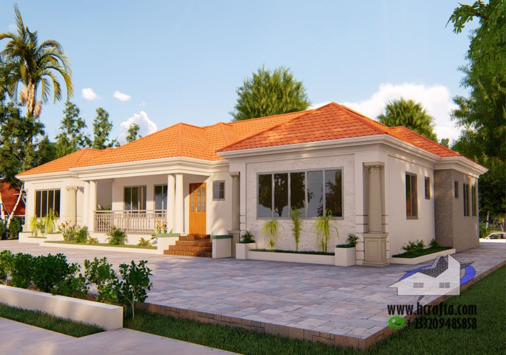 Luxury 6 Bedroom Bungalow - Elegant Home