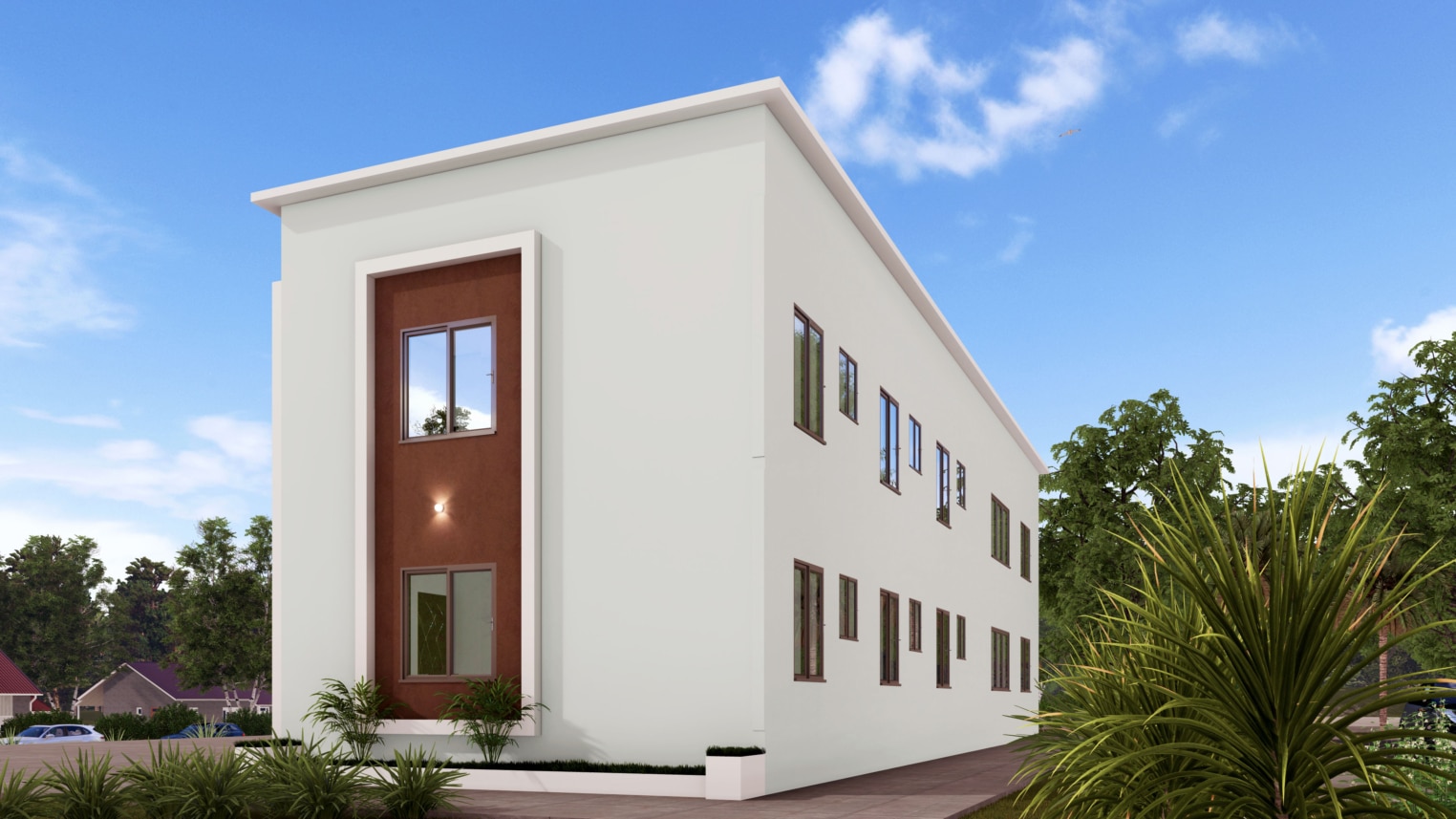  Modern student hostel design with communal areas and individual living spaces