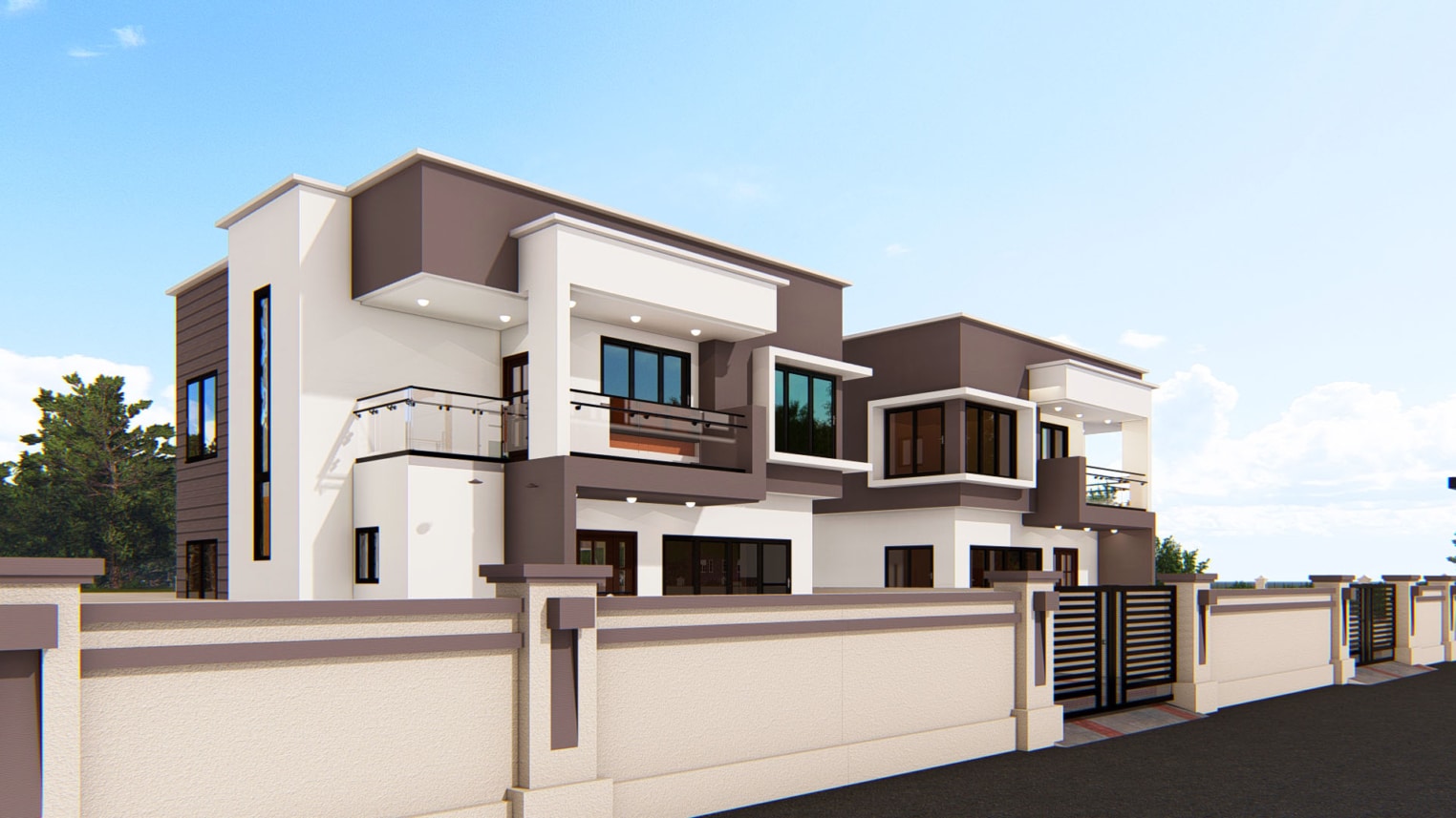 Spacious 4-bedroom house with modern design