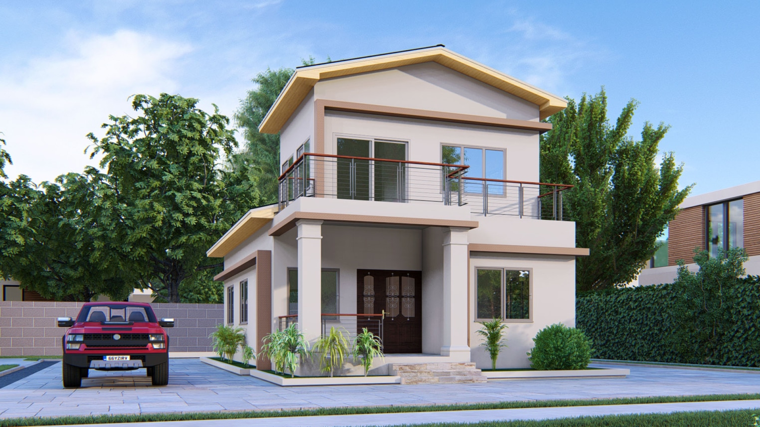 Modern 3-Bedroom Duplex with Contemporary Design