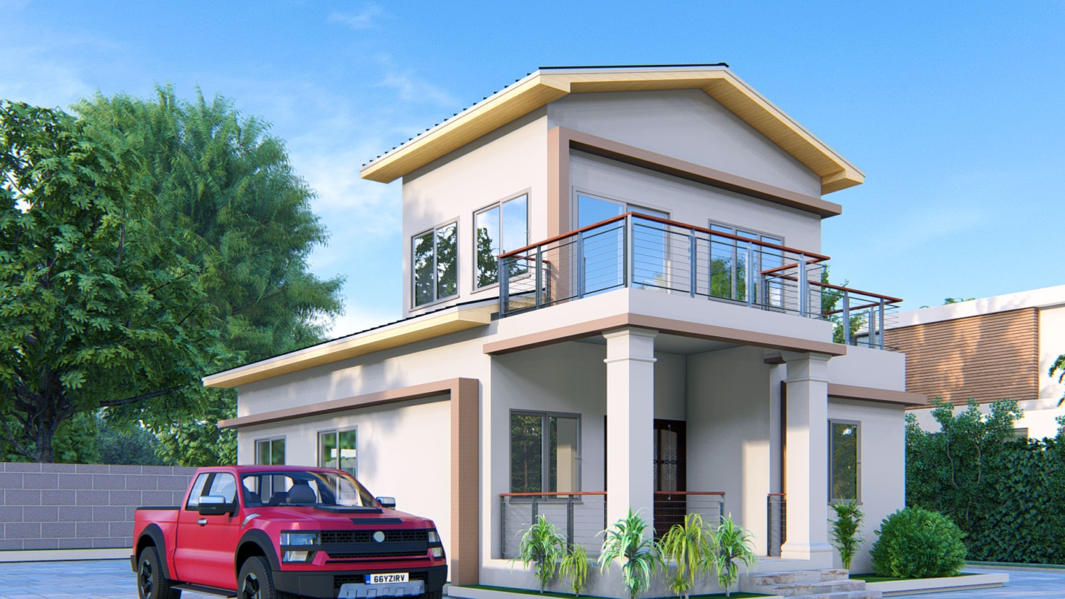 Modern 3-Bedroom Duplex with Contemporary Design