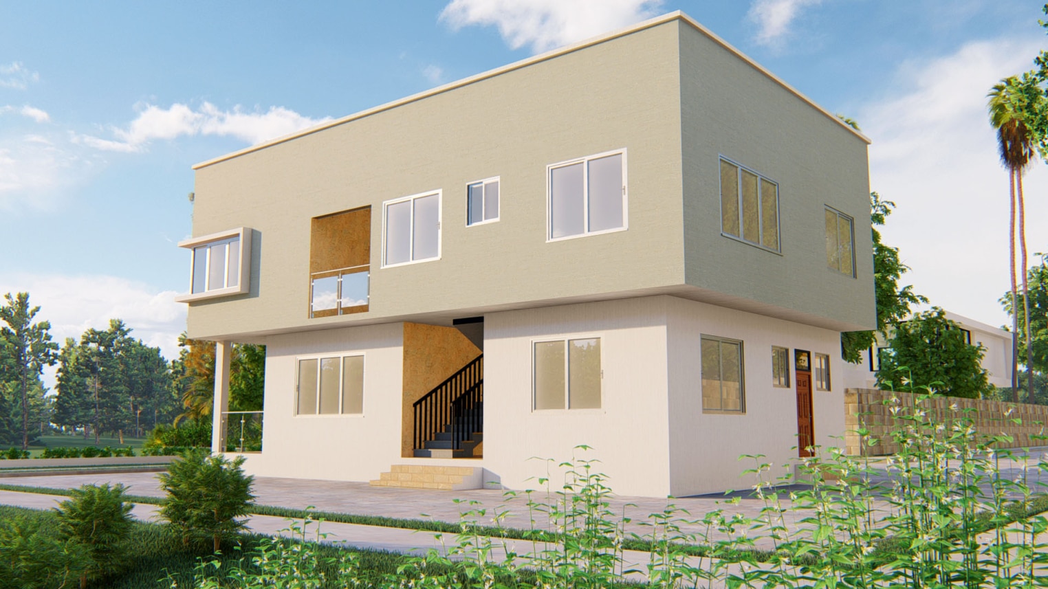 Modern two-bedroom apartment