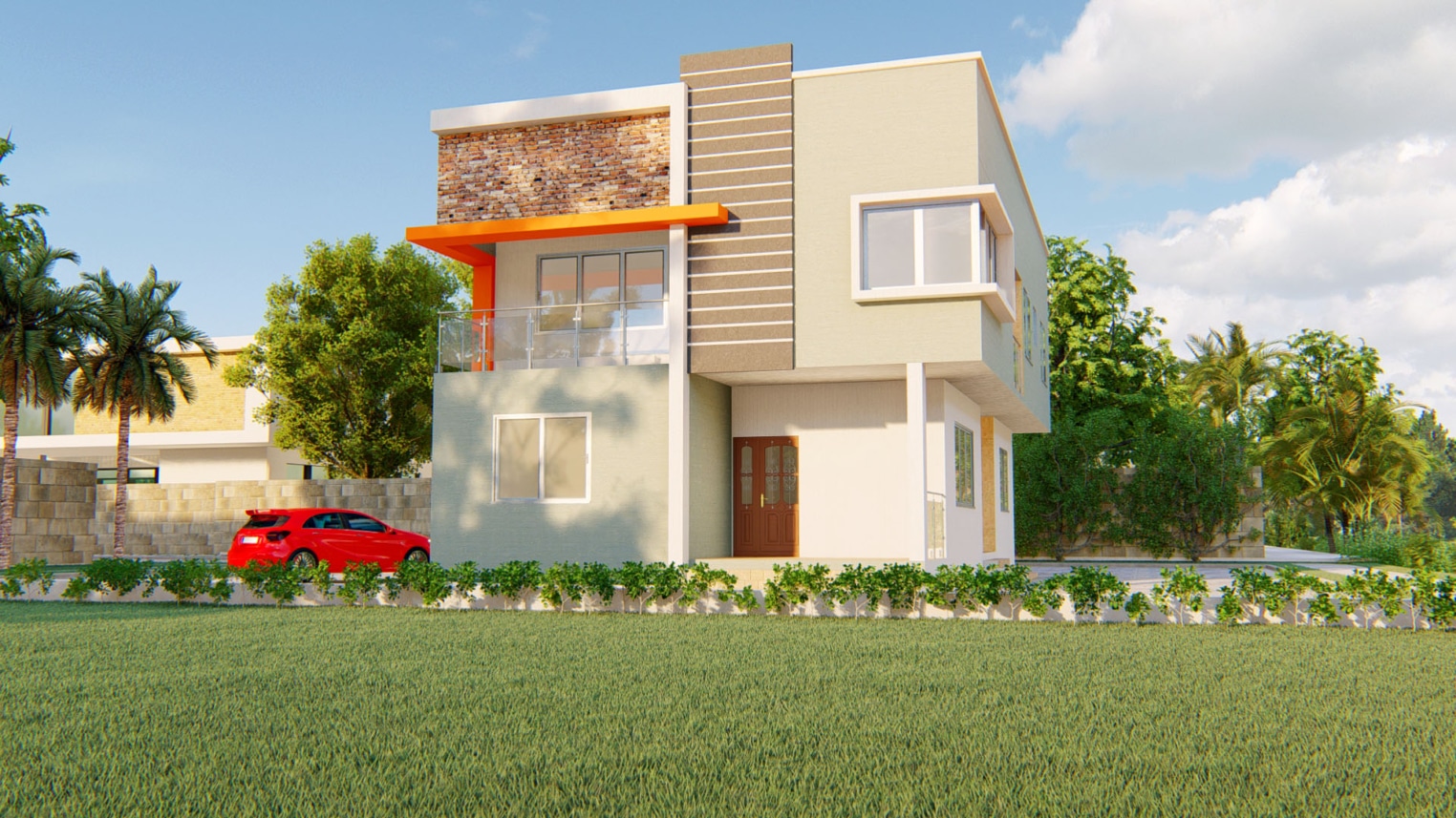 Modern two-bedroom apartment