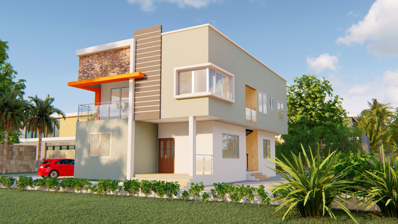 Modern two-bedroom apartment