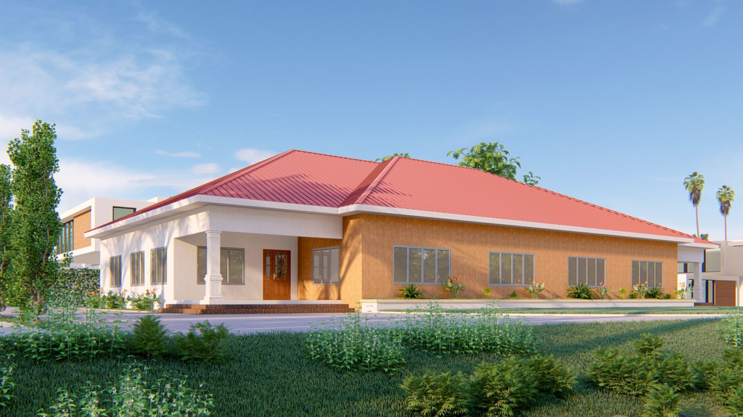 Student hostel design with shared rooms, communal areas, and modern amenities for comfortable student living